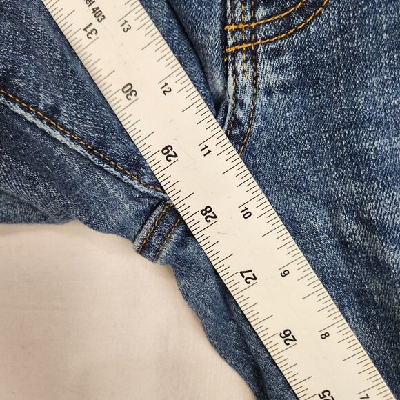 Lucky Brand 223 Straight Leg Denim Jeans Men's 30x30 Blue Distressed Casual - Picture 6 of 11